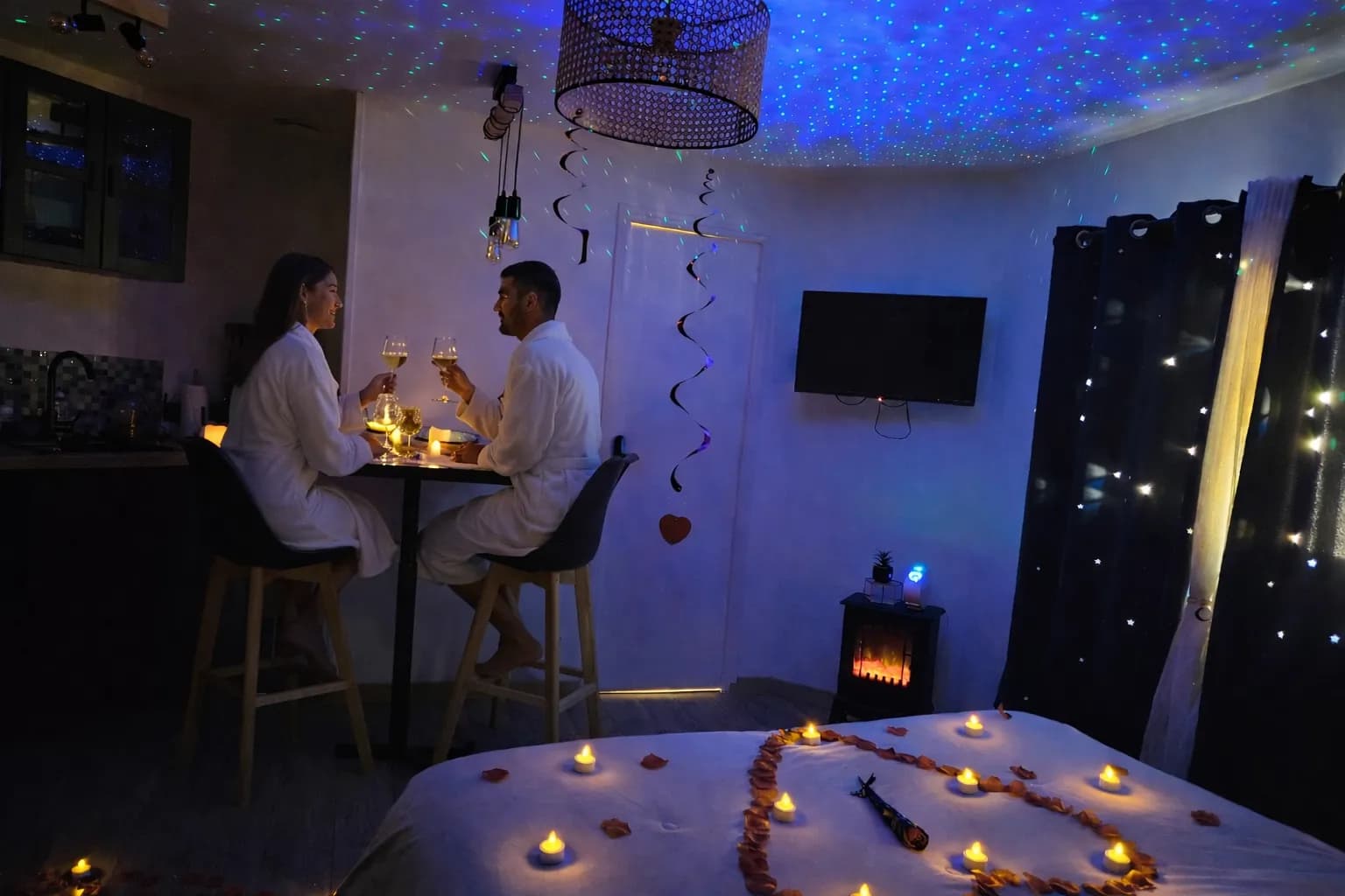 Chambre cocooning à l'ambiance tamisée